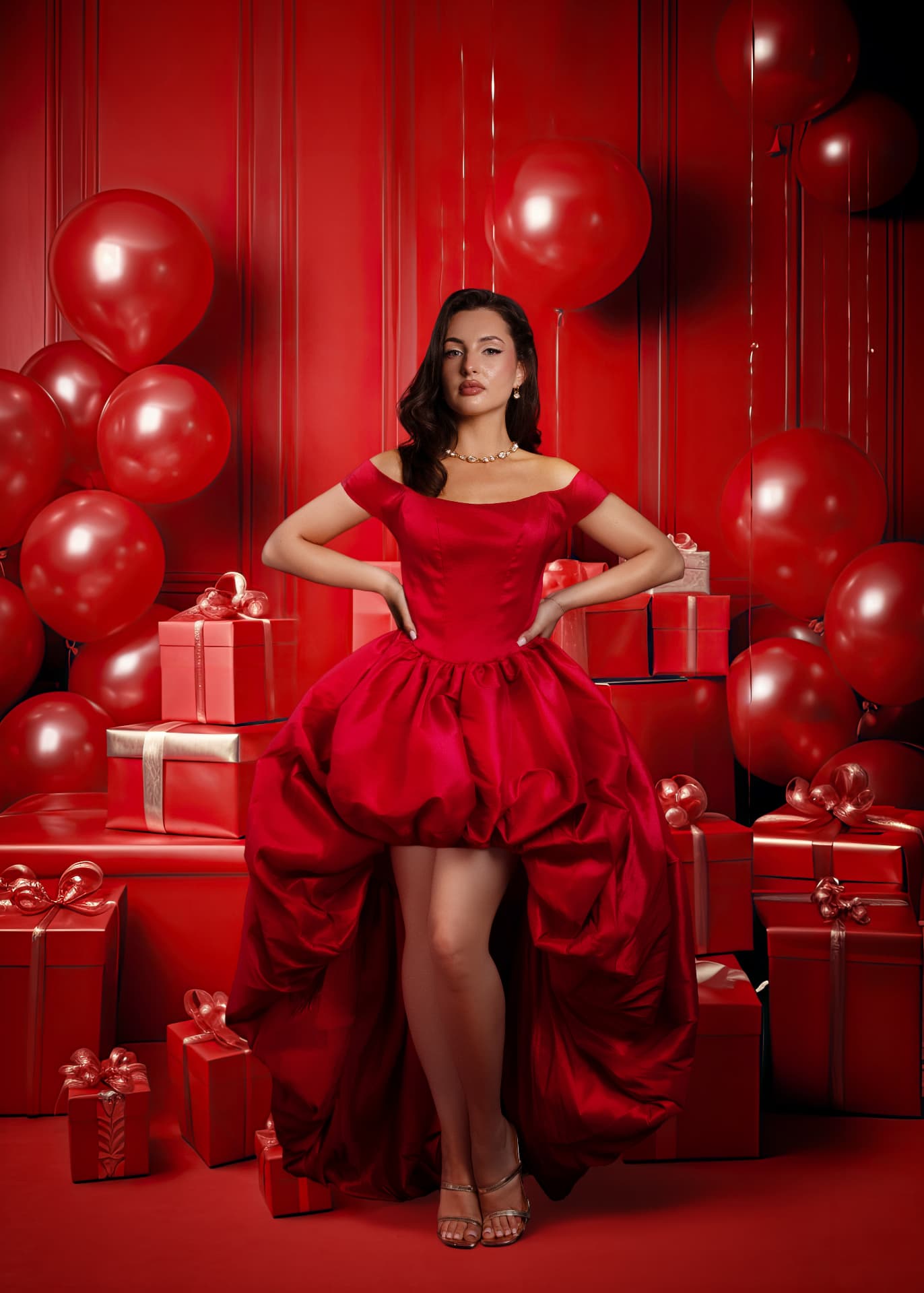 Weihnachtszauber-Shootings – festliches Set